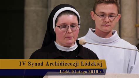 Modlitwa wiernych podczas IV Synodu Archidiecezji Łódzkiej 9 lutego