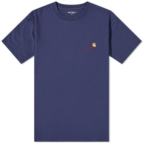 Carhartt Wip American Script T Shirt Enzian End