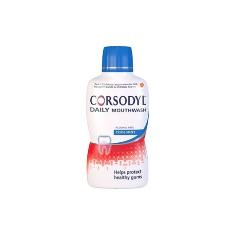 Corsodyl Daily Mouthwash Alcohol Free Cool Mint Ml Pharmacy