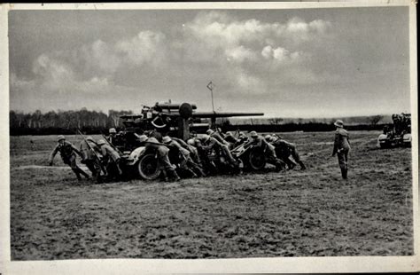 Ansichtskarte Postkarte Wehrmachtsoldaten Mit Flak Akpool De