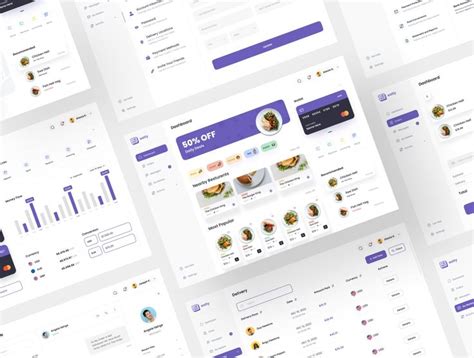 Eatly Food Delivery Dashboard Ui Kit