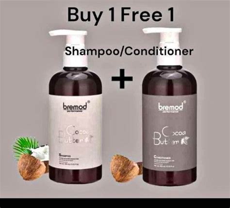 2in1 BREMOD Hair Conditioner Shampoo 400ML Washing Care Scalp Damage