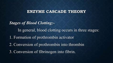 Hemostasis And Coagulation Of Blood For M Sc Basic Medical Students