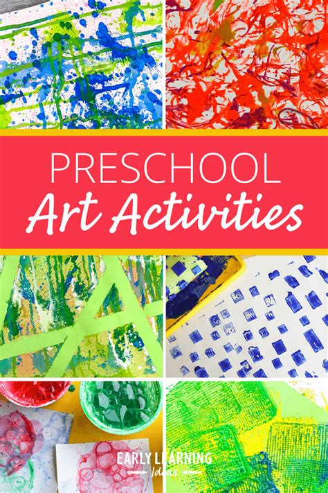 Art Activities for Preschoolers | Early Learning Ideas | Preschool art ...