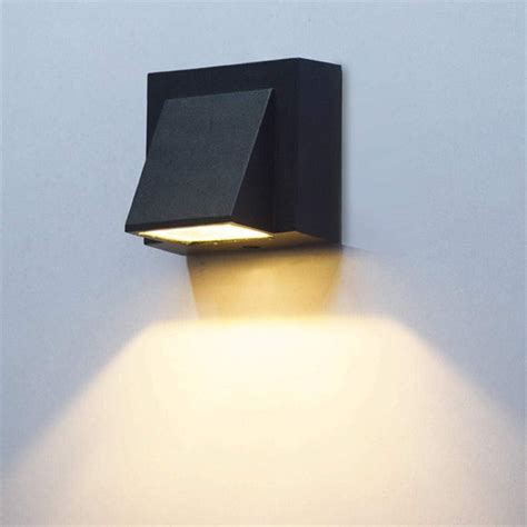 5W 6W 15W moderno minimalista exterior impermeable lámpara de pared LED