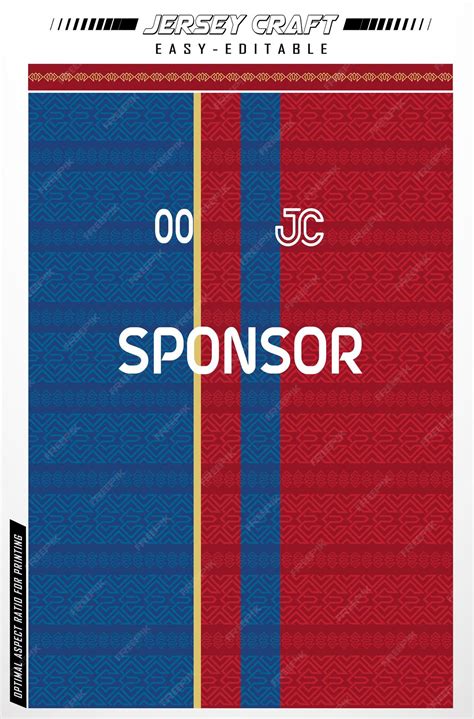 Premium Vector | Vector football sports jersey design ready to