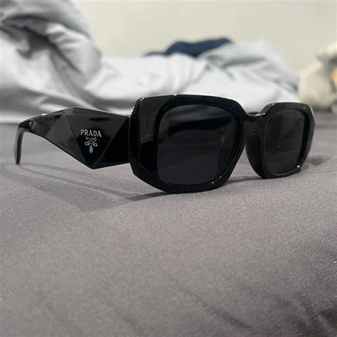 Prada Sunglasses black These have never been worn... - Depop