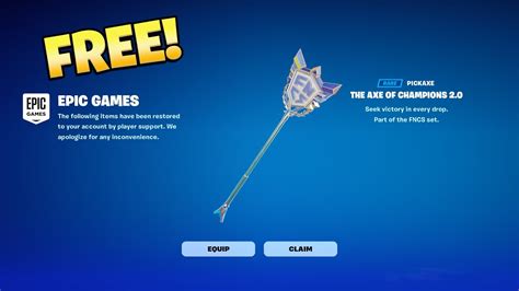 How To Get Fncs Pickaxe For Free In Fortnite Youtube