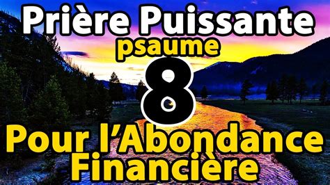 Psaume Une Pri Re Puissante Pour Un Miracle Financier Trouver L