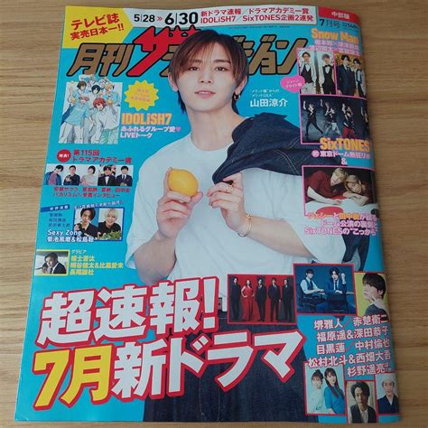 月刊ザテレビジョン 7月号 524発売 メルカリ