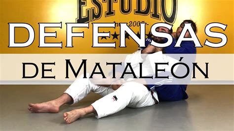 BJJ DEFENSA de MATALEÓN Técnicas Jiu Jitsu en español Defensas