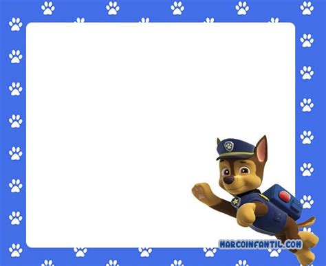 Colección de marcos con personajes de Paw Patrol o Patrulla Canina