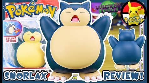 Wicked Cool Toys Snorlax Battle Feature Figure Review And Unboxing S4 [jazwares Pokemon] Youtube