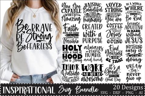 Inspirational Svg Bundle Graphic By Creativemomenul022 · Creative Fabrica