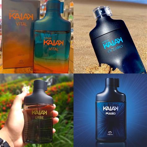 Perfume Masculino Kaiak Pulso Kaiak Urbe Kaiak Oceano Kaiak Vital