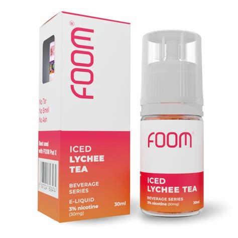 Jual Foom Iced Lychee Tea Salt Nic 30ML By Foom Lab Liquid Foom Kab