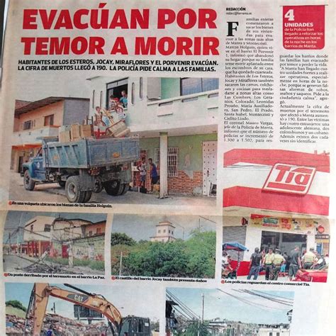 El Terremoto Revista De ManabÍ