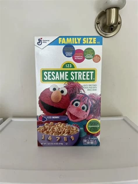 Kelloggs Sesame Street Rosita Mini Beans Cereal Box Toy 1999 Factory