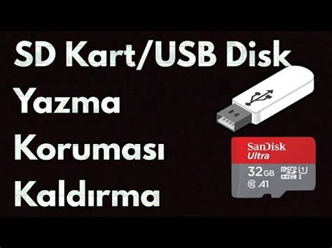 Hafıza Kartı USB Disk Yazma Korumalı Hatası Nasıl Kaldırılır