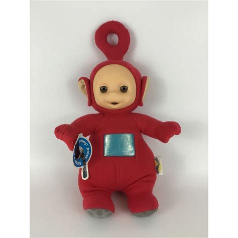 Teletubbies Po Red Plush Stuffed 15 Doll Toy Talking Tummy Vintage 1998