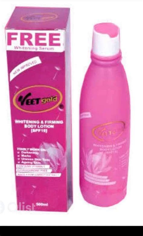 Veet Gold Whitening And Firming Body Lotion Etsy