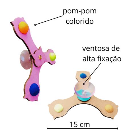 Spin Cat Brinquedo Interativo Para Gatos Anti Estresse Divertido E