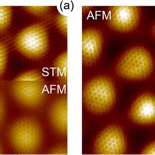 Stm Images Of The Graphene O Ru System A Nm