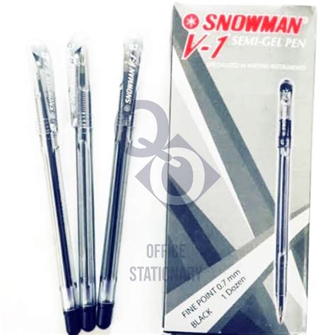 Jual Pulpen Bolpen Ballpoint Pen Snowman V1 1 Lusin Shopee Indonesia