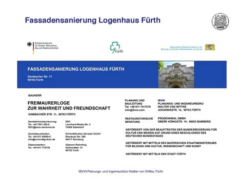 Datei Fassadensanierung Logenhaus Fürth 2014 2015 pdf FürthWiki