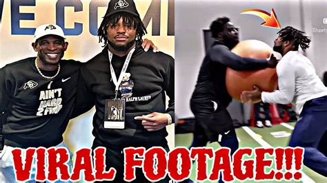 Coach Prime Colorado Buffaloes Ol Yakiri Walker Is Going Viral With