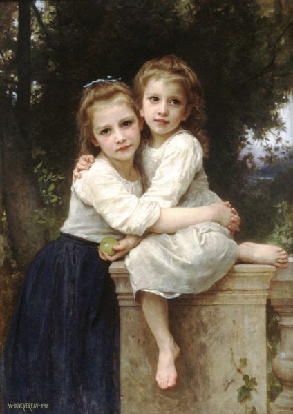 Zwei Schwestern Von William Adolphe Bouguereau Kunstbilder Galerie De