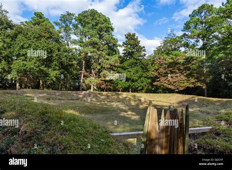 Reconstructed Earthen Fort At Fort Raleigh National Historic Site