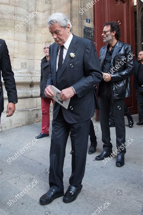 Alain Delon Son Anthony Delon Leaving Editorial Stock Photo - Stock ...