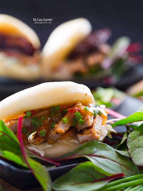 Steamed Bao Buns Three Ways Beef Tagliata Pork Belly And Chicken