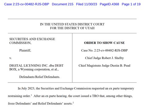 Us Federal Judge Criticizes Sec Lawyers For Misleading Court In