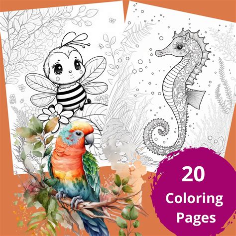 Baby Animal Coloring Book3rd Edition Perfect for Teens, Cute Animal Coloring Page to Satisfy Any ...