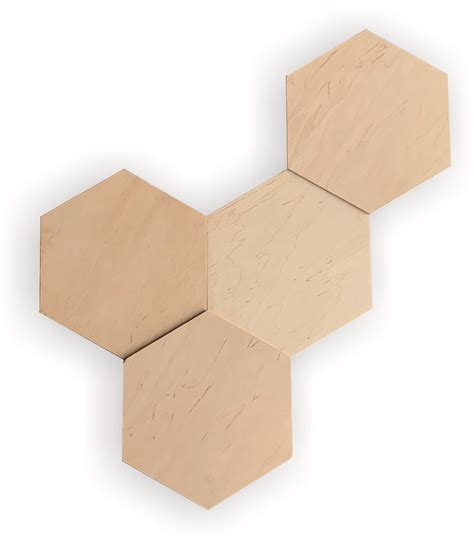 Panel Dekoracyjny Hexagon Drewniany Plaster Miodu Du Y Mm Cosy