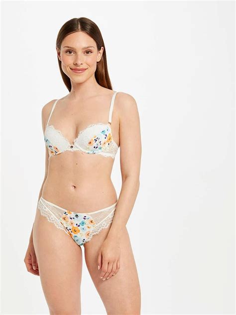 Soutien Gorge Ampliforme Coque Moul E Flavie Morgan Blanc Bleu