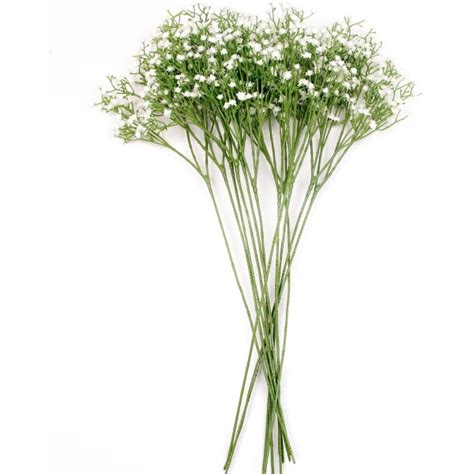 12 pack konstgjorda blommor Bebisar Andedräkt Blommor Falska Gypsophila