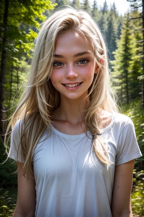 Dopamine Girl Skinny Swedish 18 Years Old Girl Hiking In Swedish