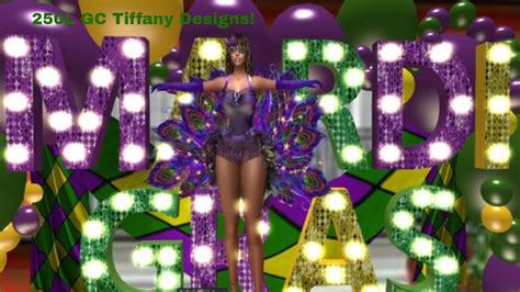 250L Gift Card Tiffany Designs No Group Needed MardiGras FatTuesday