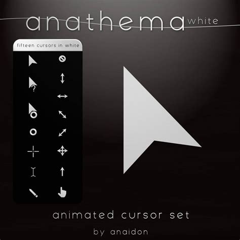 Anathema White Cursor Set By Anaidon Aserra On Deviantart