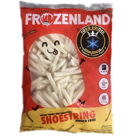 Jual Frozenland Shoestring 1kg Kentang Goreng Beku Shopee Indonesia