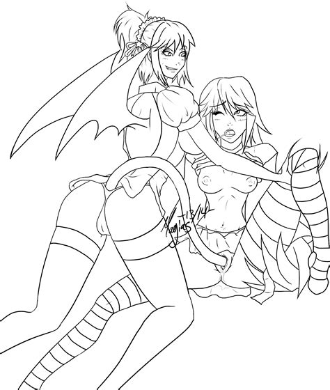 Kurumu And Mizore By Magias Hentai Foundry