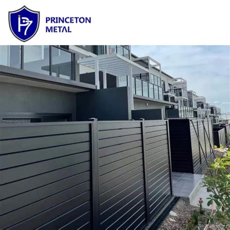 Garden Powder Coating Vertical Aluminium Slat Fence China Aluminium