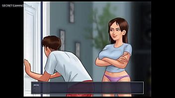 Summertime Saga Caught Masturbating By His Busty Mature Stepmom XNXX