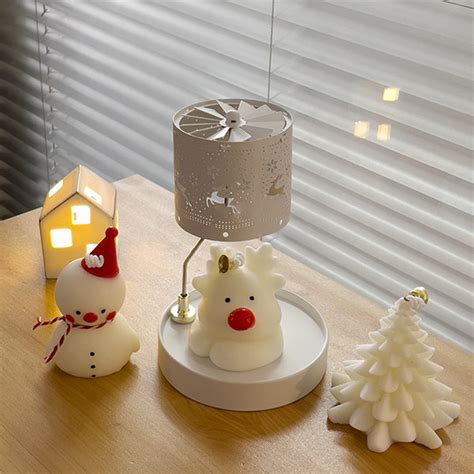 Christmas Themed Aromatherapy Candle - With Candle Holder - Calming ...