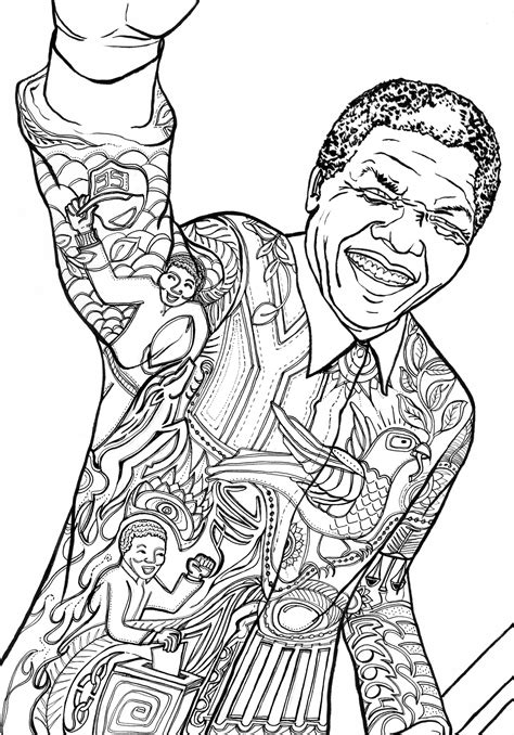 Nelson Mandela Drawing At Getdrawings Free Download