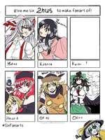 SixFanarts Fujiwara No Mokou Touhou Project Anime Fandoms