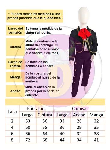 Disfraz Traje De Charro Mariachi Patrio Traje Mexicano Fiestas Patrias